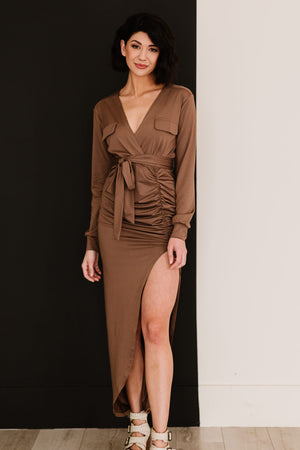 Dress Day Grand Plans Asymmetrical Maxi Dress