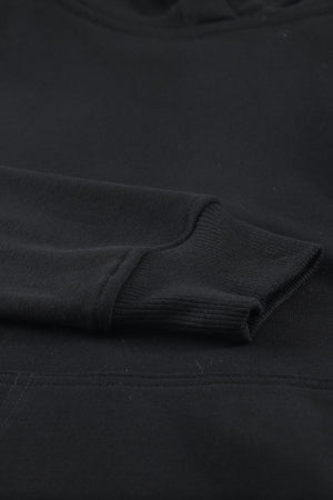 Dropped Shoulder Kangaroo Pocket Hoodie