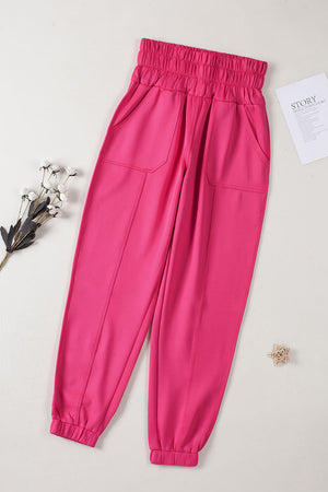 Smocked Waist Joggers