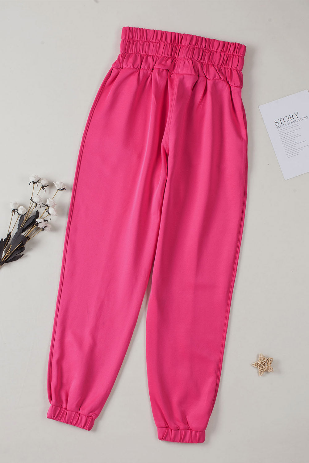 Smocked Waist Joggers