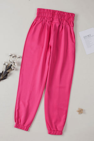 Smocked Waist Joggers