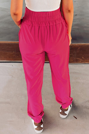 Smocked Waist Joggers