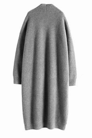 Open Front Duster Cardigan with Double Pockets