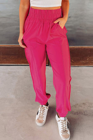 Smocked Waist Joggers