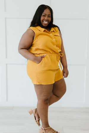 Ninexis My Love Full Size Run Button-Up Romper