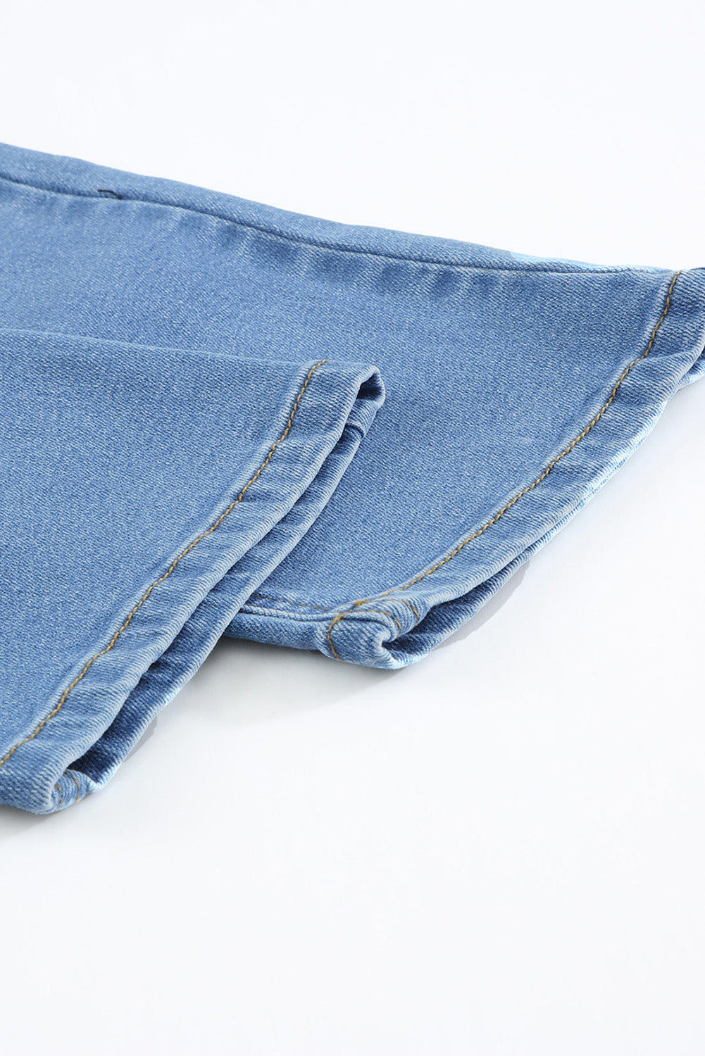 Distressed Acid Wash Jeans with Pockets