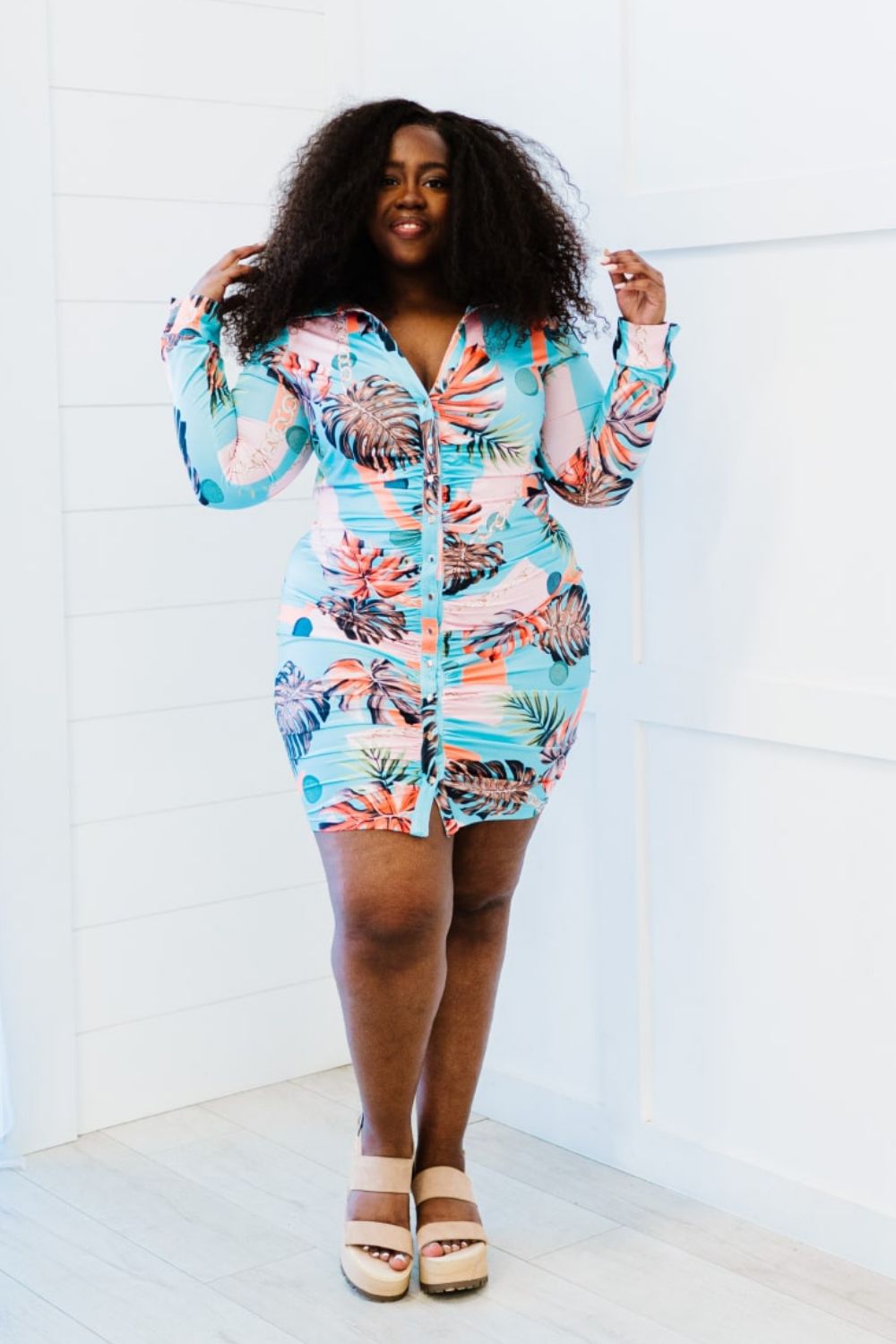 Miss Avenue Fields of Paradise Botanical Dress