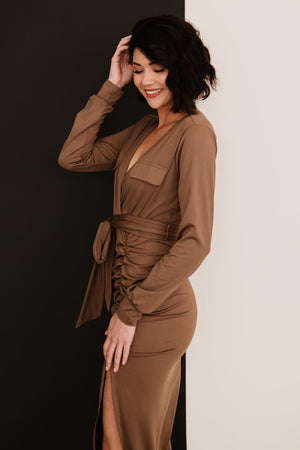 Dress Day Grand Plans Asymmetrical Maxi Dress